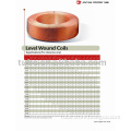 Level wound coil copper tube